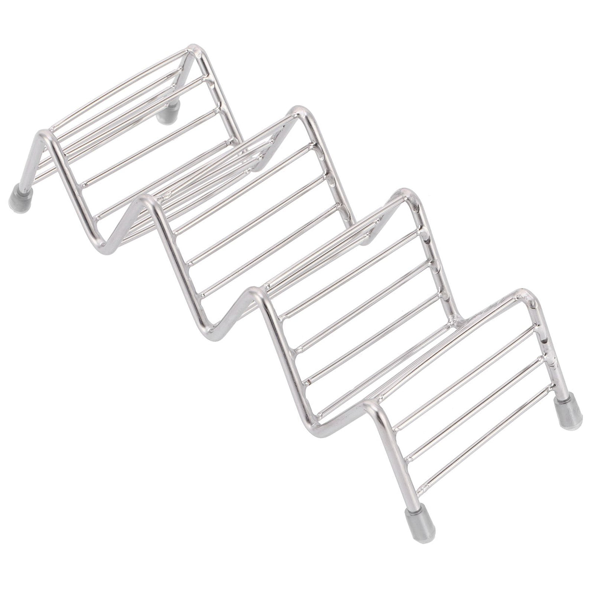 Taco Holder Innovative 304 Stainless Steel Pancake Stand Tray for Kitchen Restaurant3/4 Grid