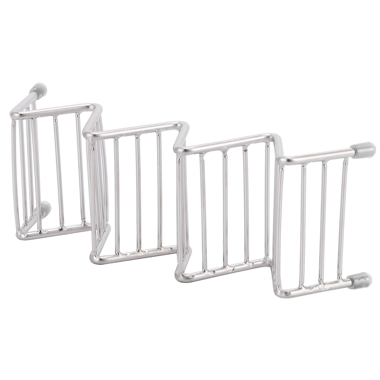 Taco Holder Innovative 304 Stainless Steel Pancake Stand Tray for Kitchen Restaurant3/4 Grid
