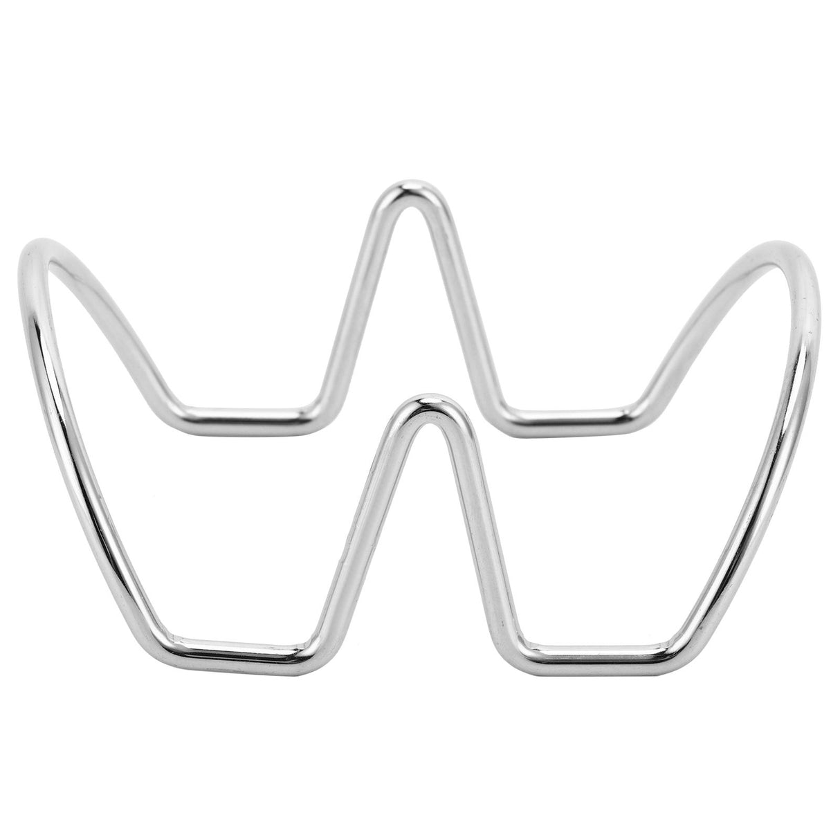 Taco Holder Stainless Steel Restaurant Mexican Taco Pancake Stand Kitchen Accessory(UShape 2 Grid )