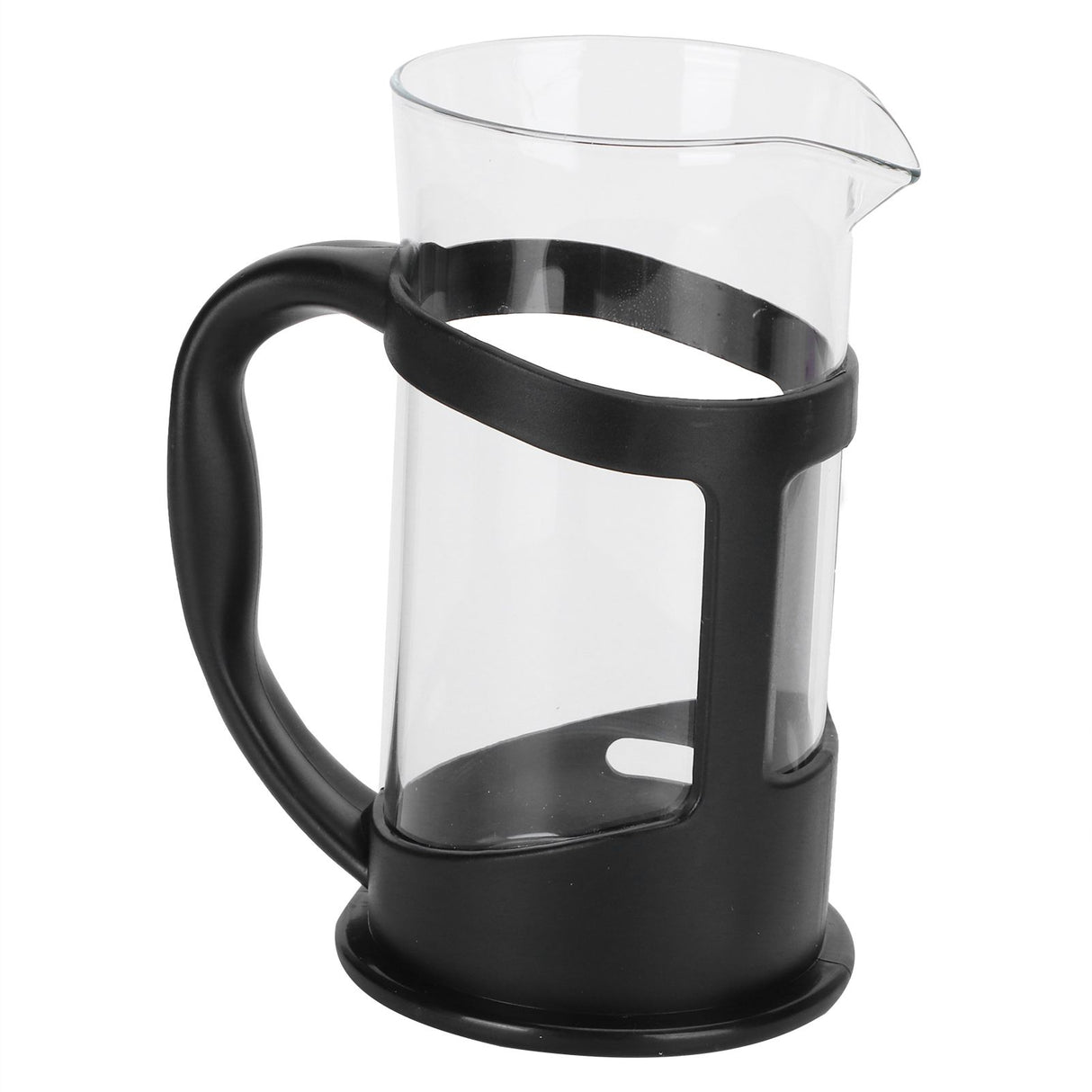 Coffee Tea Maker Kettle High Temperature Resistant Borosilicate Filter Teapot Hand Brewing Black600ml