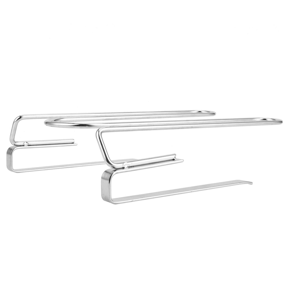 Under Shelf Wine Glass Rack 304 Stainless Steel Mounted Hanging Cup Drain Holder Organizer