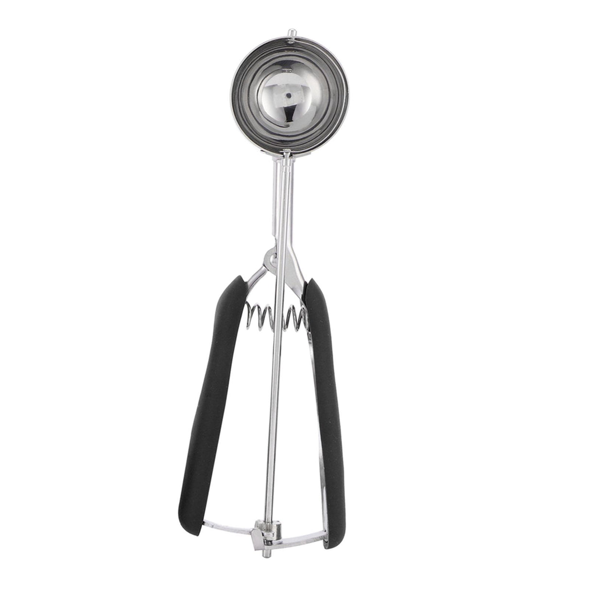 3PCS Ice Cream Scoop Cookies Scoop Set Stainless Steel Ice Cream Spoon Watermelon DiggerBlack