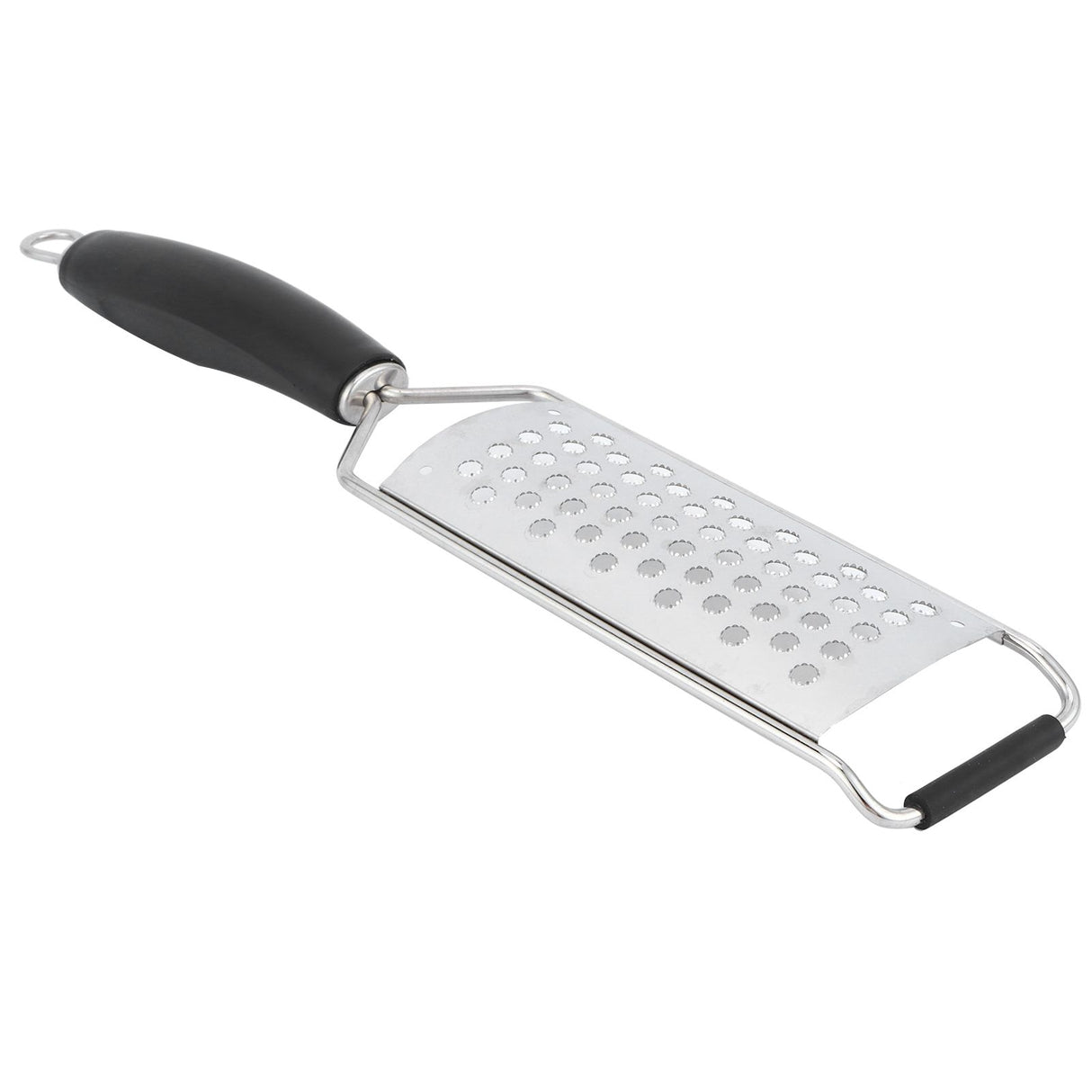 Handheld Cheese Grater Manual Vegetables Shredder Kitchen Gadgets with Silicone Thichen HandleJ13398/10 Large Hole
