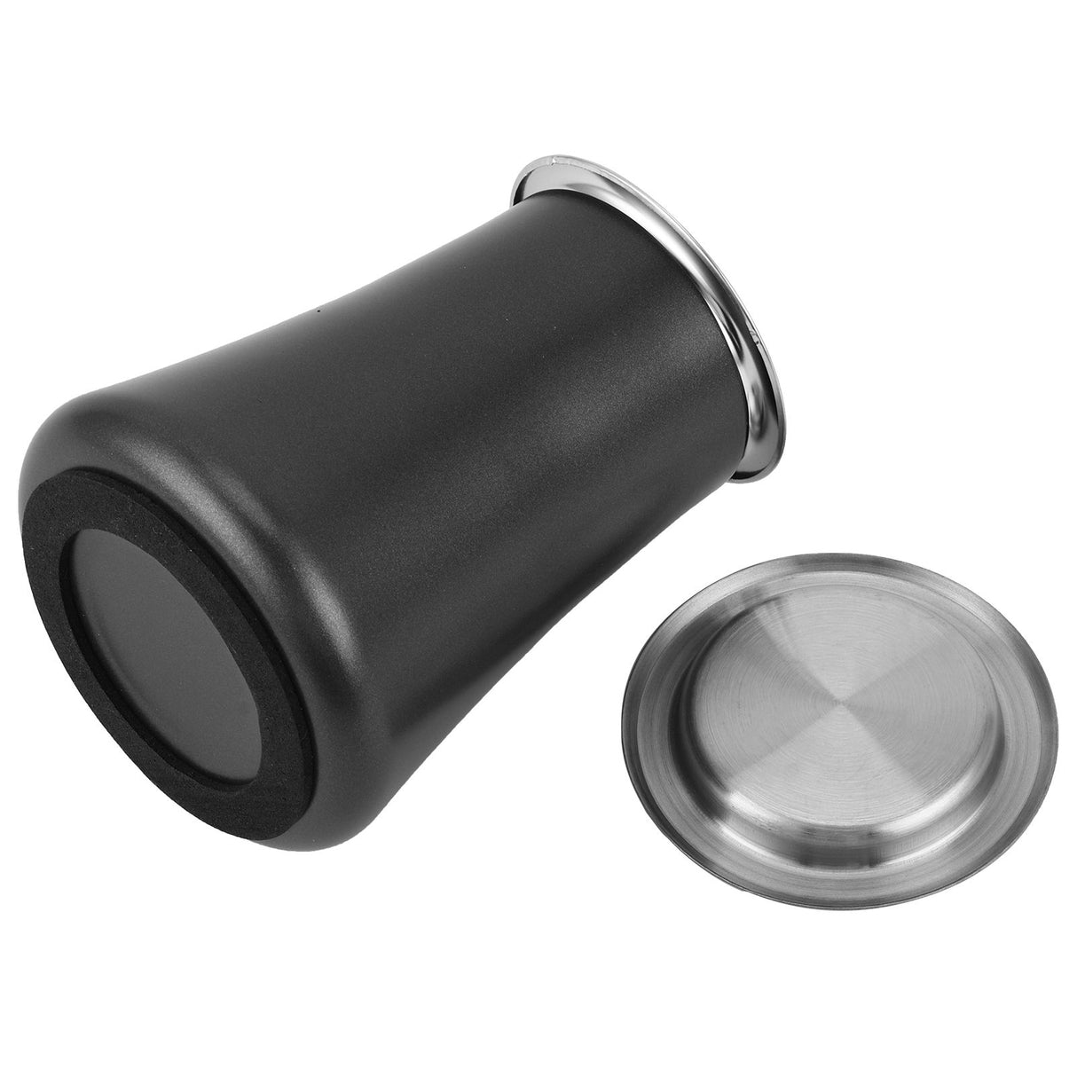 Coffee Powder Sieve 304 Stainless Steel Powder Sifter Container Home Filter CupBlack