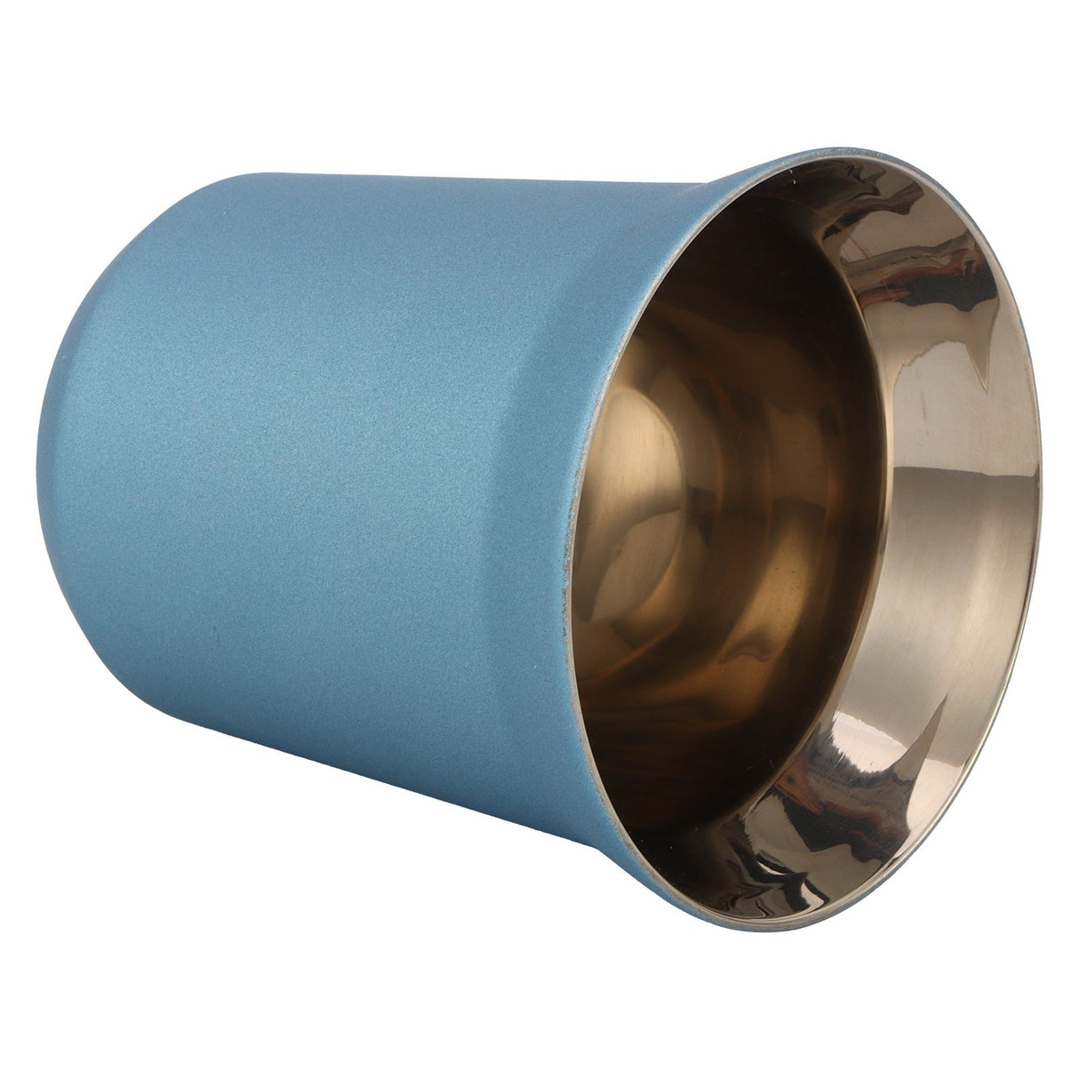 Stainless Steel Coffee Cup Double Wall Insulated Capsule Cup Mug for Home Coffee ShopLight Blue 160ml