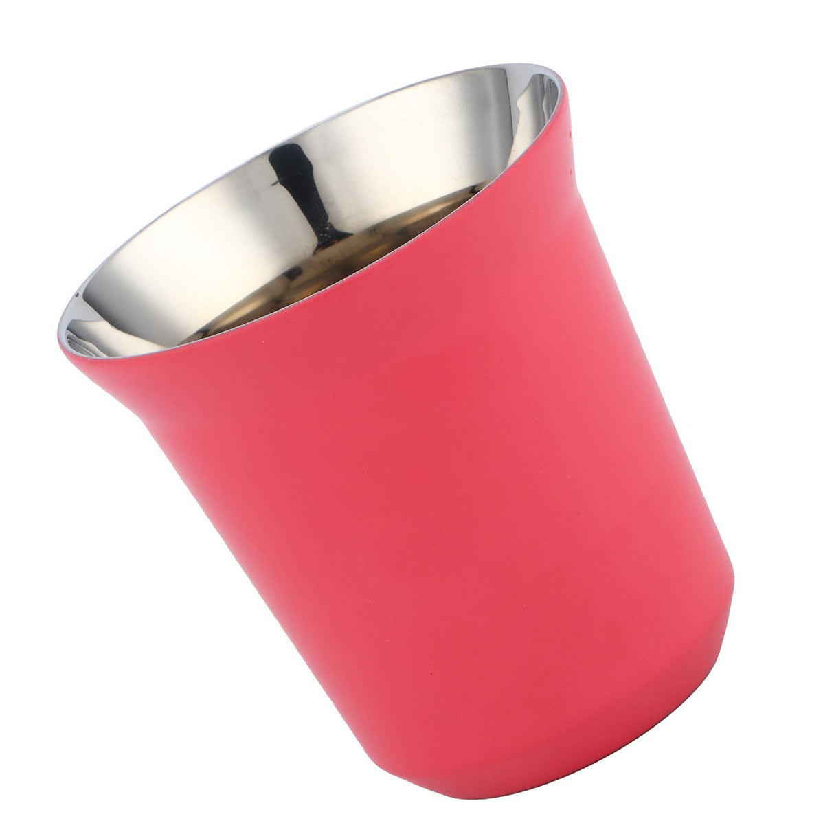 Double Wall Coffee Mug 304 Stainless Steel Insulation Capsule Cup for Kitchen SuppliesRose Red 160ml