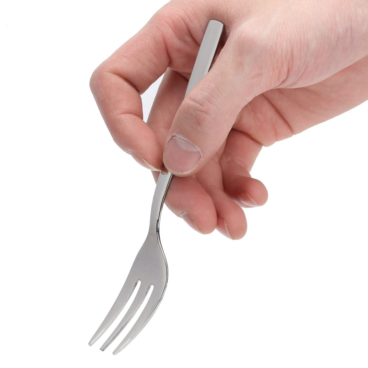 12Pcs Stainless Steel Forks Multifunctional Tasting Appetizer Cake Dessert Salad Fruit Fork