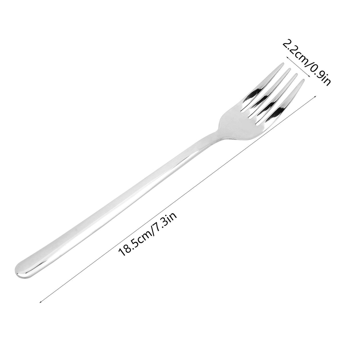 Stainless Steel Dinner Forks Salad Fork Cutlery Tableware for Home Restaurant Supplies