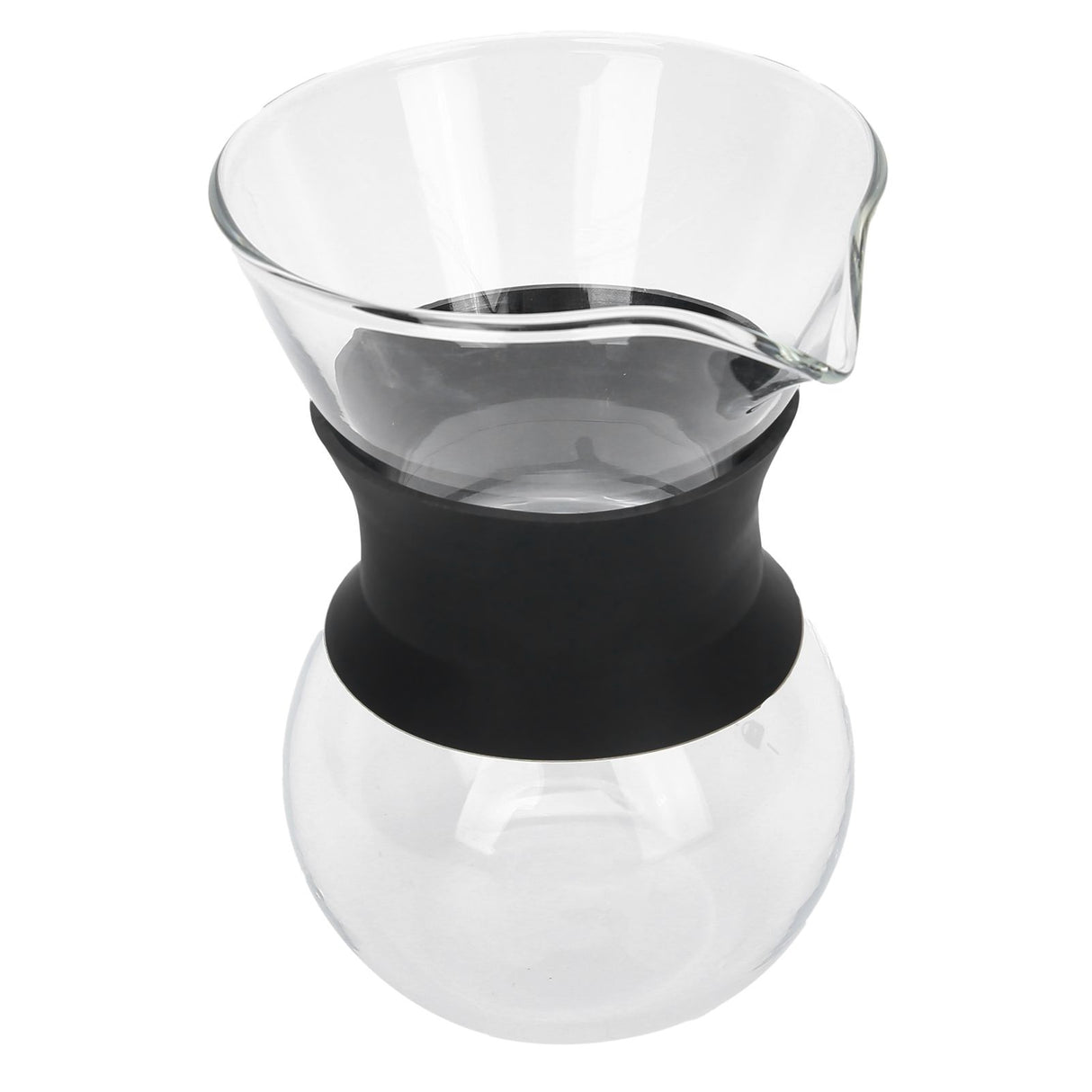 Reusable Glass Coffee Pot with Stainless Steel Filter Manual Drip Coffee Maker Set200ml