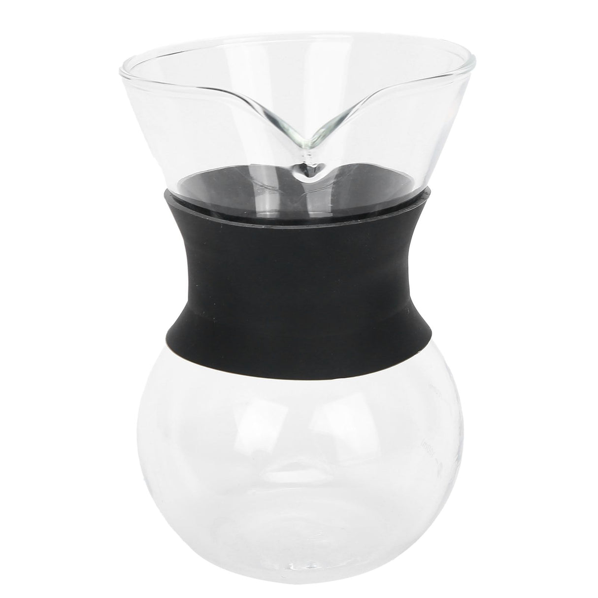 Reusable Glass Coffee Pot with Stainless Steel Filter Manual Drip Coffee Maker Set200ml