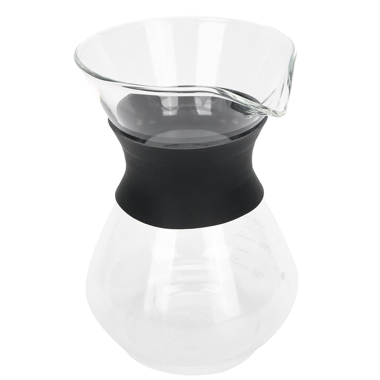 Reusable Glass Coffee Pot with Stainless Steel Filter Manual Drip Coffee Maker Set400ml