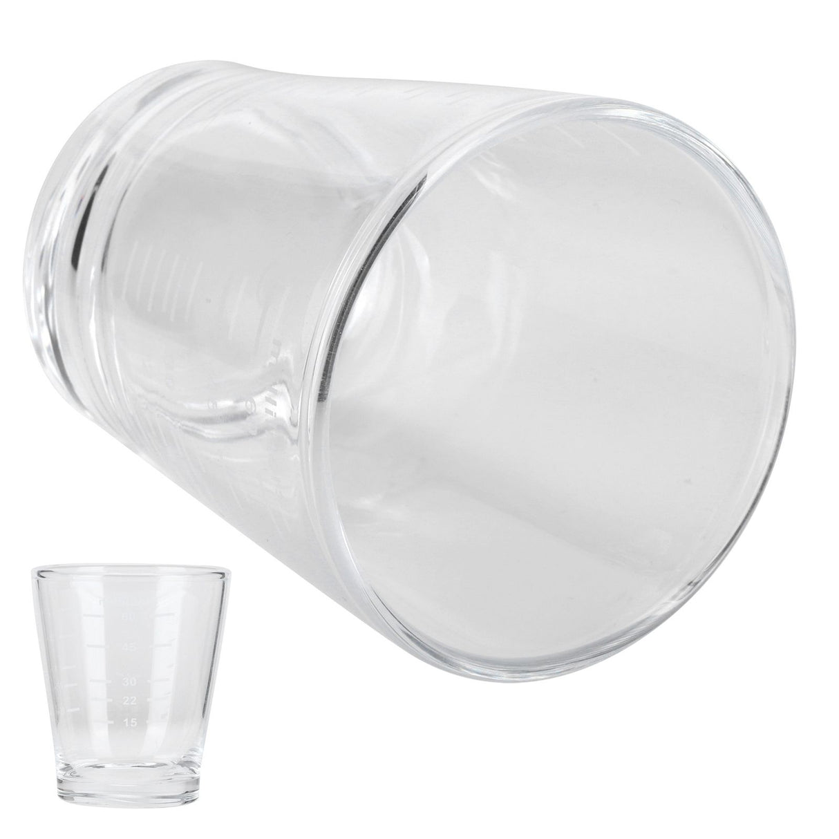 80ml Coffee Cup with Scales Milk Measuring Glass for Home Office Coffee Shop Transparent