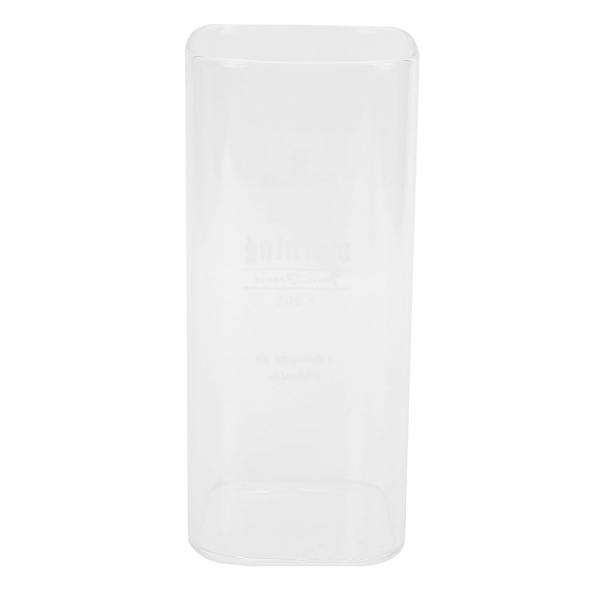 400ml Water Cup Square Heat-Resistant Glass Mug Beverage Milk Breakfast Cup DrinkwareCrown Pattern