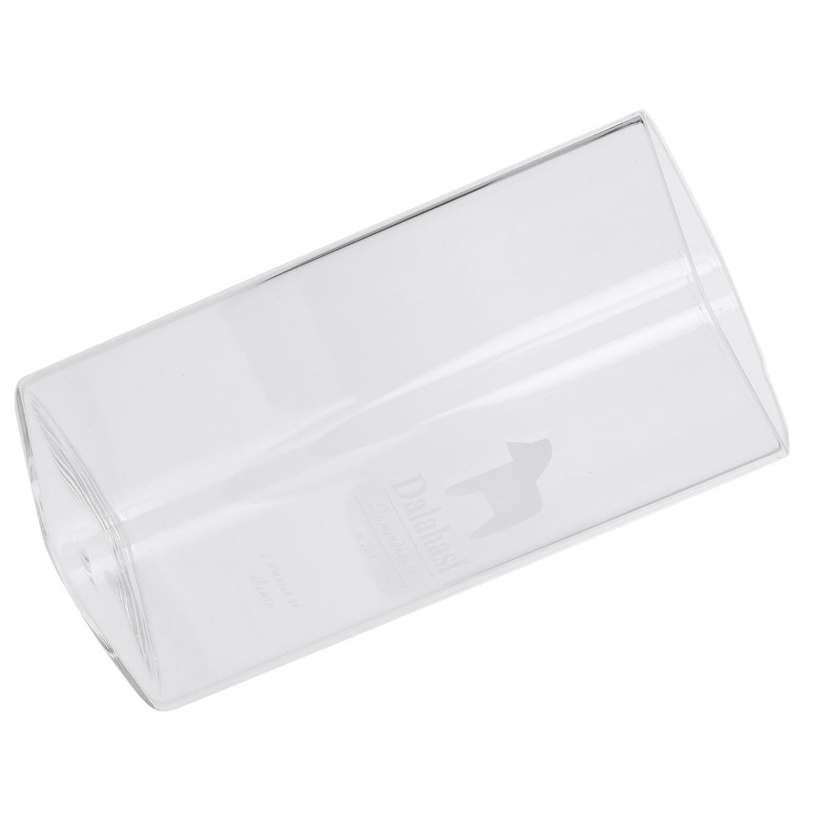 400ml Water Cup Square Heat-Resistant Glass Mug Beverage Milk Breakfast Cup DrinkwareHorse Pattern