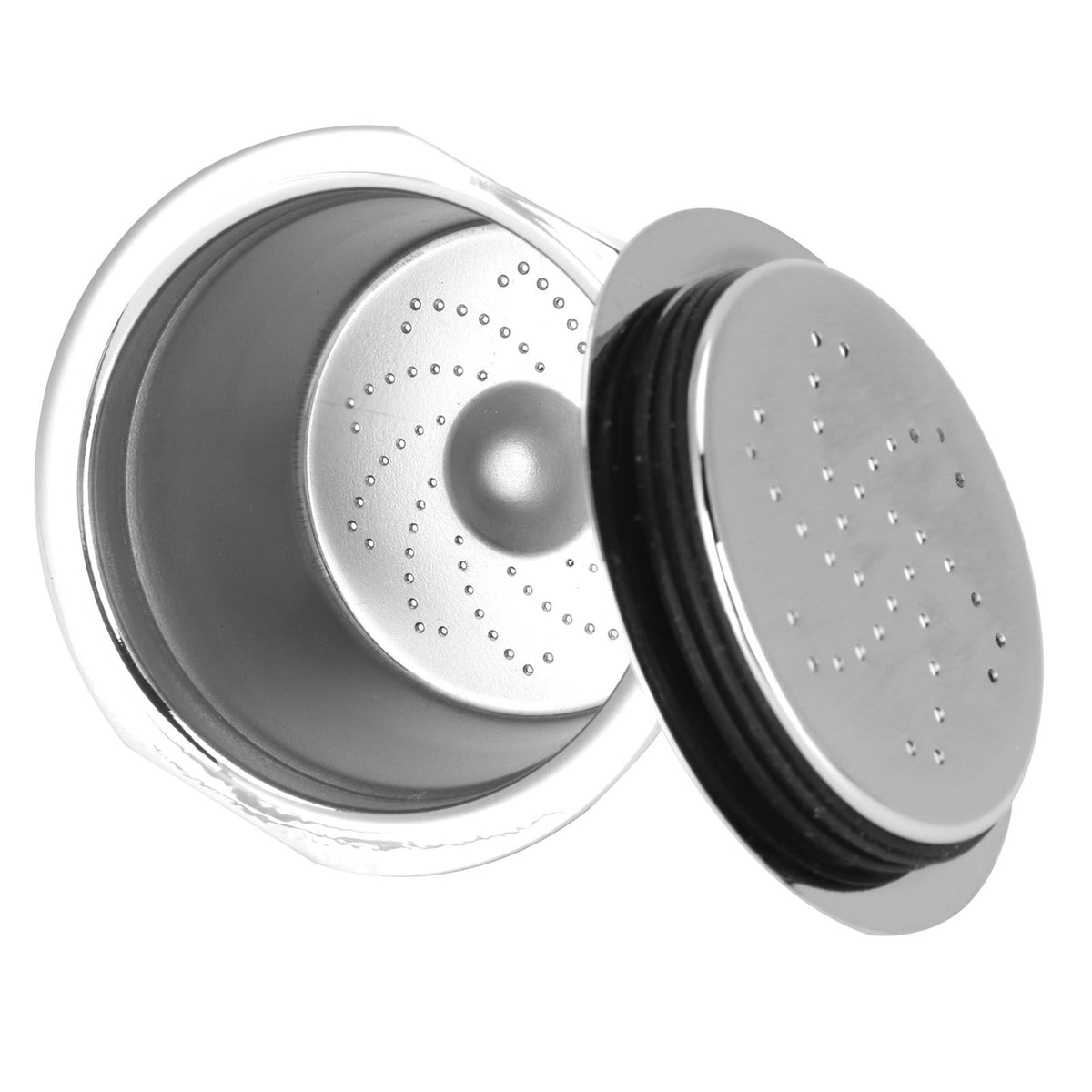 Coffee Capsule Reusable Refillable Coffee Filter Cup with Spoon Brush Fit for Kfee