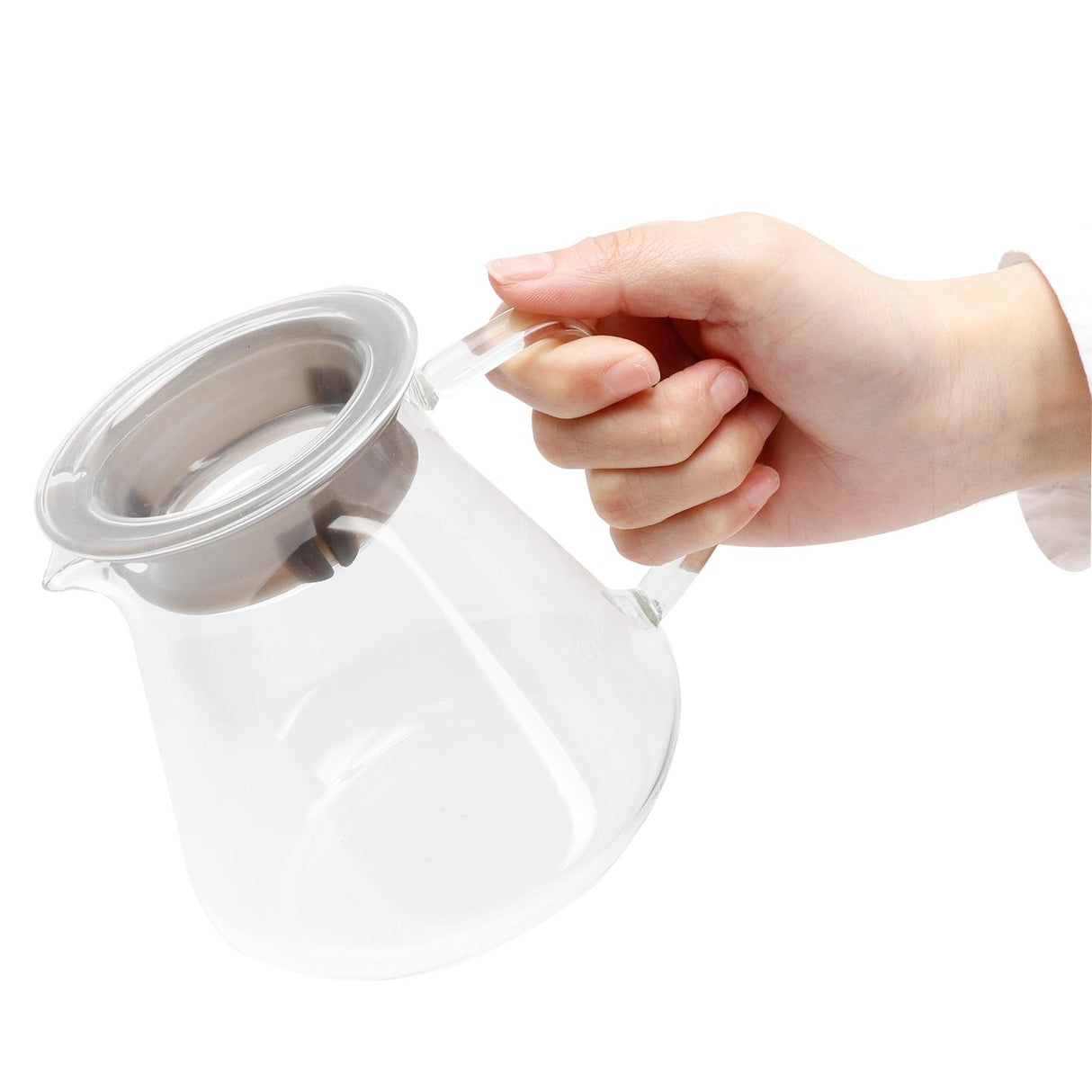 Glass Pour Over Coffee Maker Coffee Pot Kettle for Home Office Cafe Shop Supplies300ml