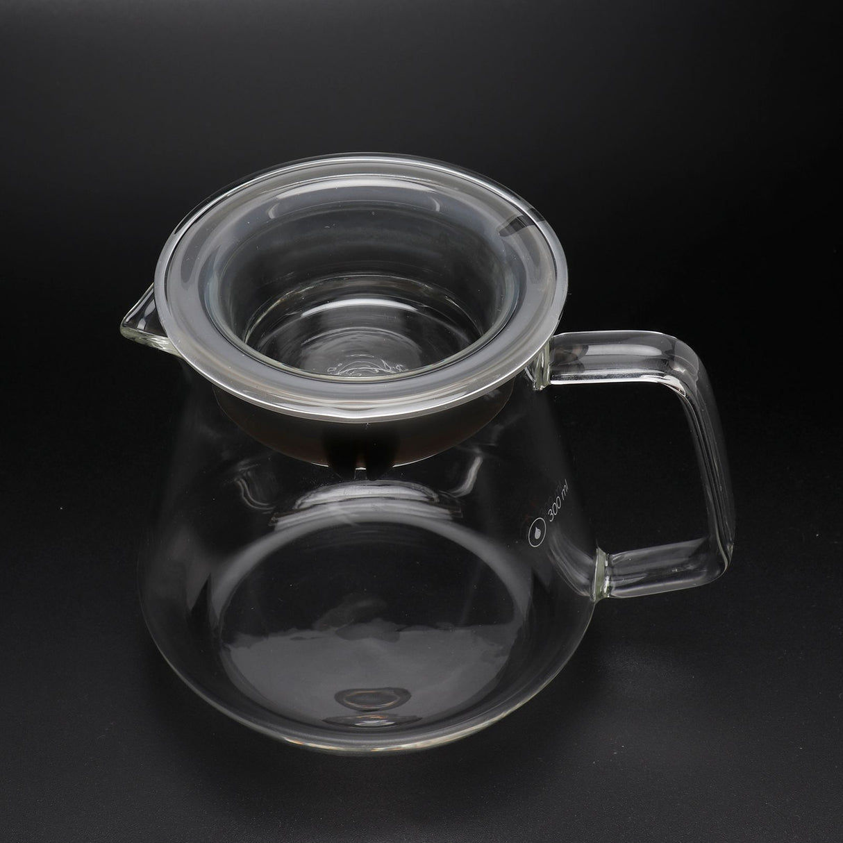 Glass Pour Over Coffee Maker Coffee Pot Kettle for Home Office Cafe Shop Supplies300ml