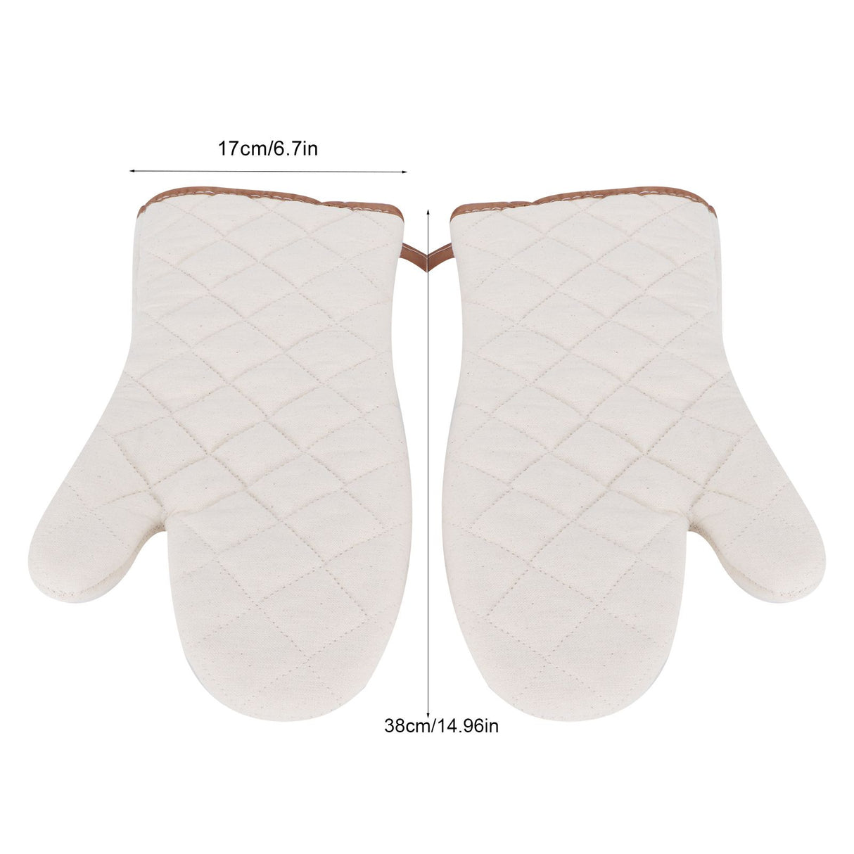 1Pair Heat Resistant Gloves Microwave Oven Mitts Cooking Tools for Home Restaurant