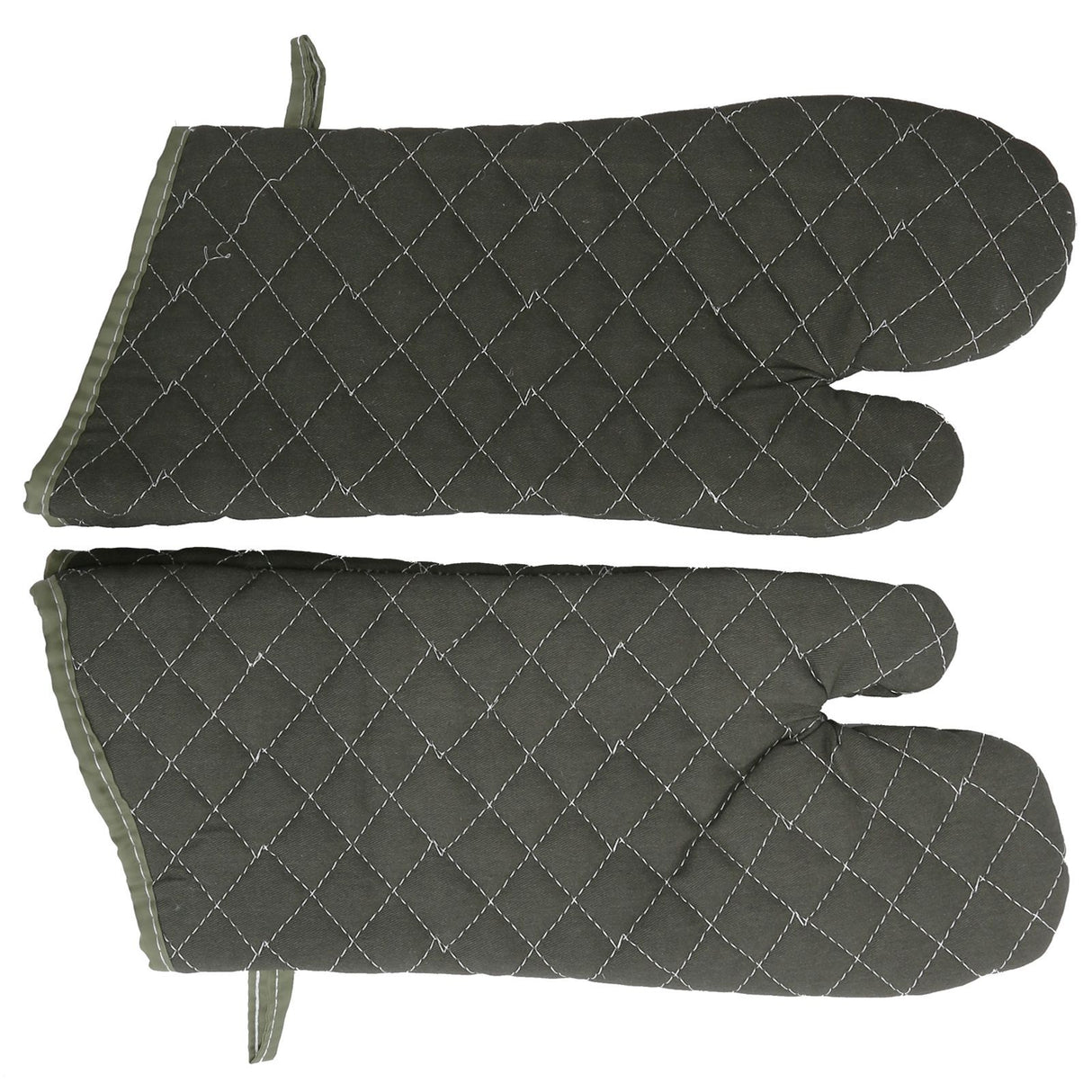 Baking Gloves Green Cotton Thick Heat Resistant Gloves for Electric Oven Kitchen Accessory