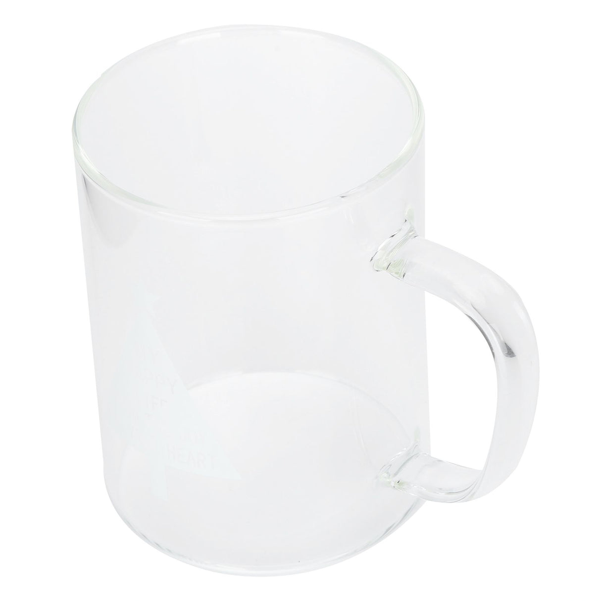 350ml Transparent Milk Cup Coffee Mug Tea Glass Drinkware with Handle for Kitchen SuppliesPine