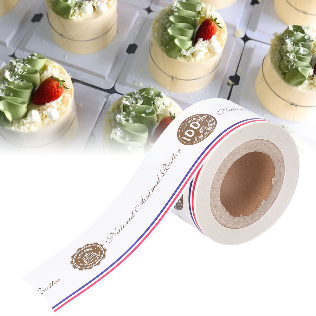 8cm 70M Cartoon Mousse Edge Wrapping Cake Collar Surrounding Wrap Baking ToolAnimal