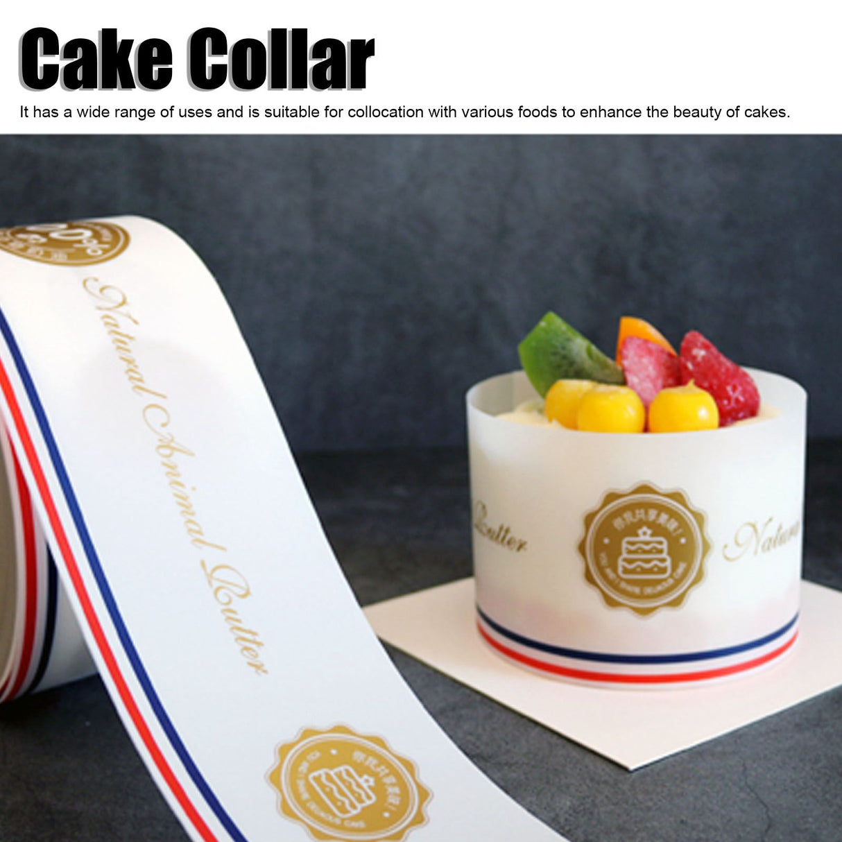 8cm 70M Cartoon Mousse Edge Wrapping Cake Collar Surrounding Wrap Baking ToolAnimal