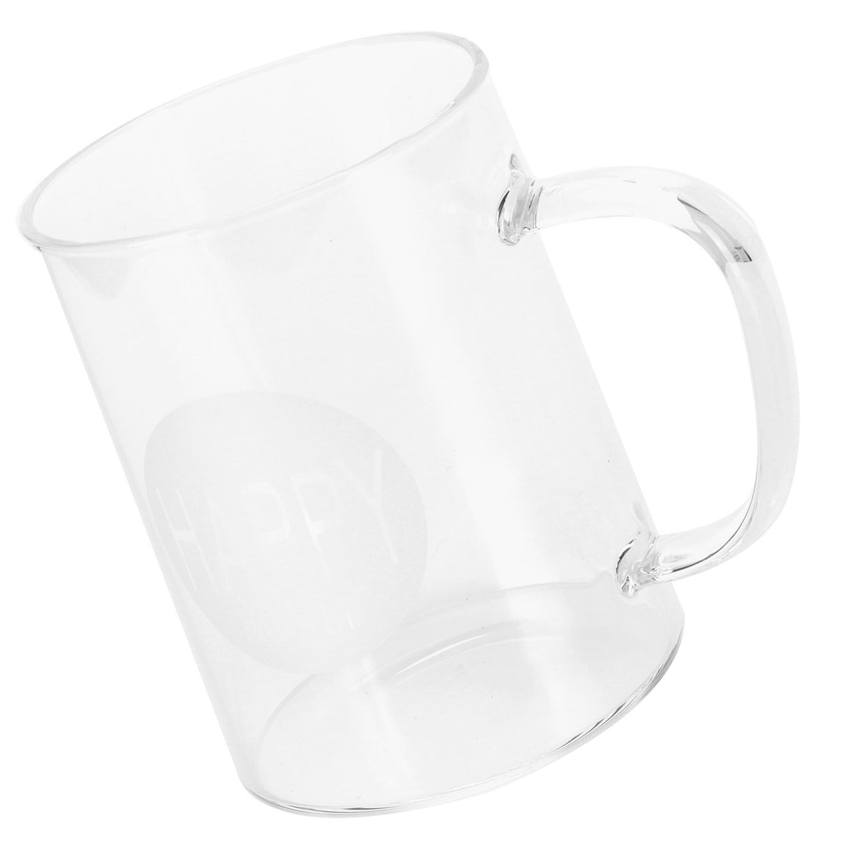 350ml Coffee Cup Transparent High Borosilicate Glass Mug with Handle for Milk Tea Beverage