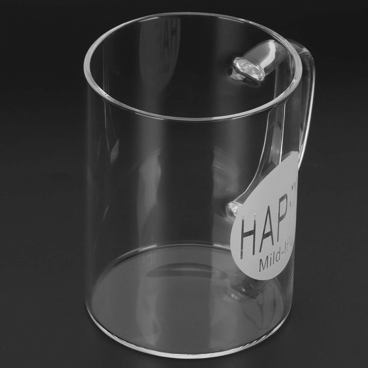 350ml Coffee Cup Transparent High Borosilicate Glass Mug with Handle for Milk Tea Beverage