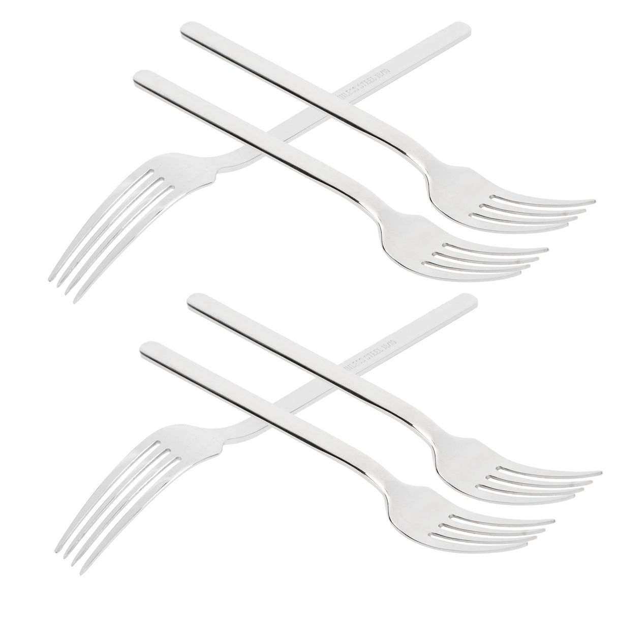 12Pcs 316 Stainless Steel Fork Dinner Fork Set Supplies for Kitchen Dining Room Daily Use