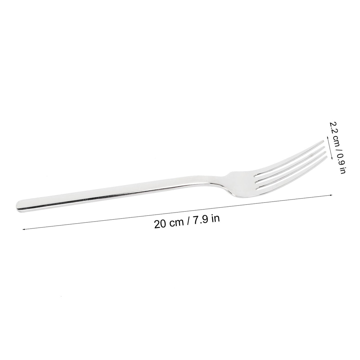 12Pcs 316 Stainless Steel Fork Dinner Fork Set Supplies for Kitchen Dining Room Daily Use