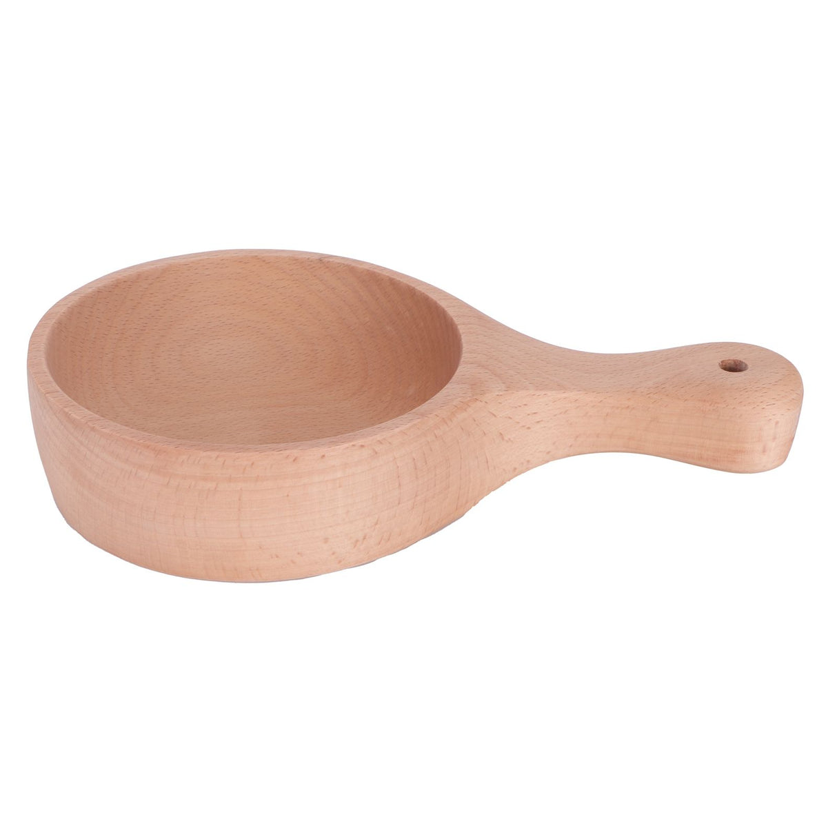 Wooden Salad Bowl with Handle JapaneseStyle Noodles Fruit Bowl Kitchen Tablewares