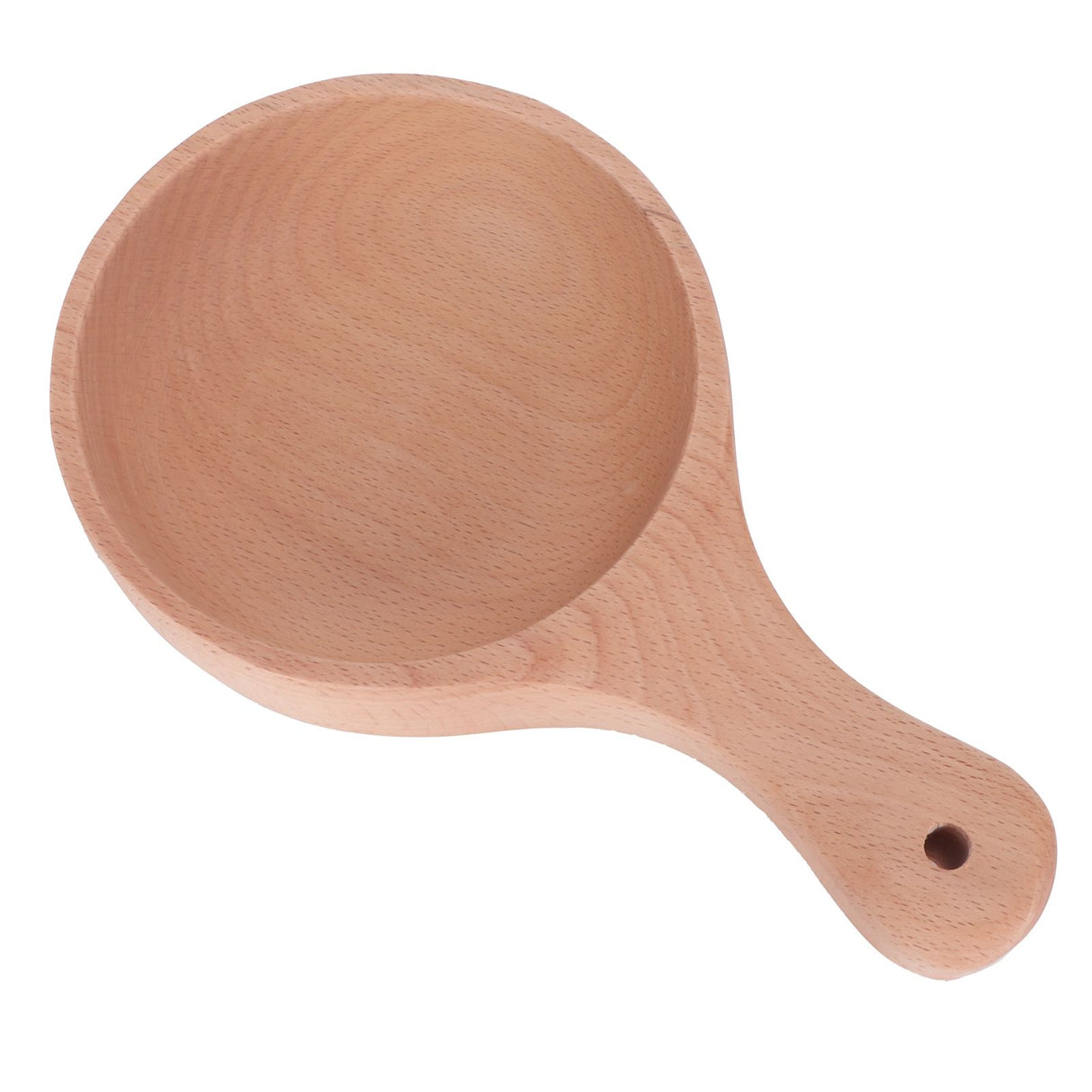 Wooden Salad Bowl with Handle JapaneseStyle Noodles Fruit Bowl Kitchen Tablewares