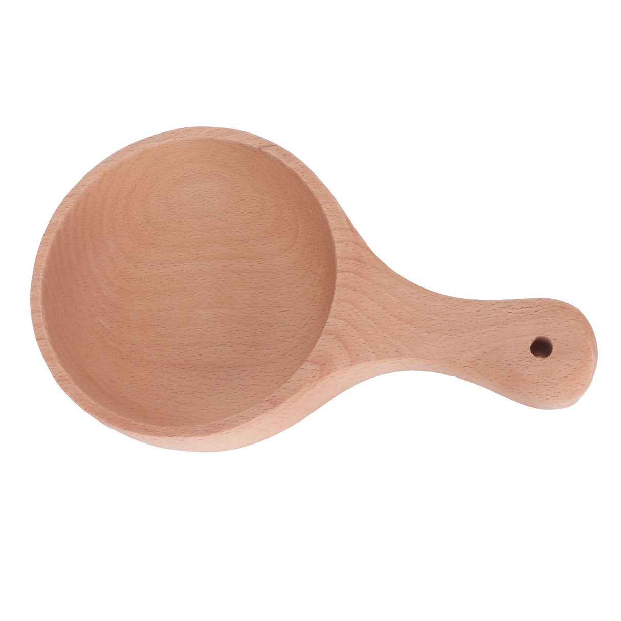 Wooden Salad Bowl with Handle JapaneseStyle Noodles Fruit Bowl Kitchen Tablewares