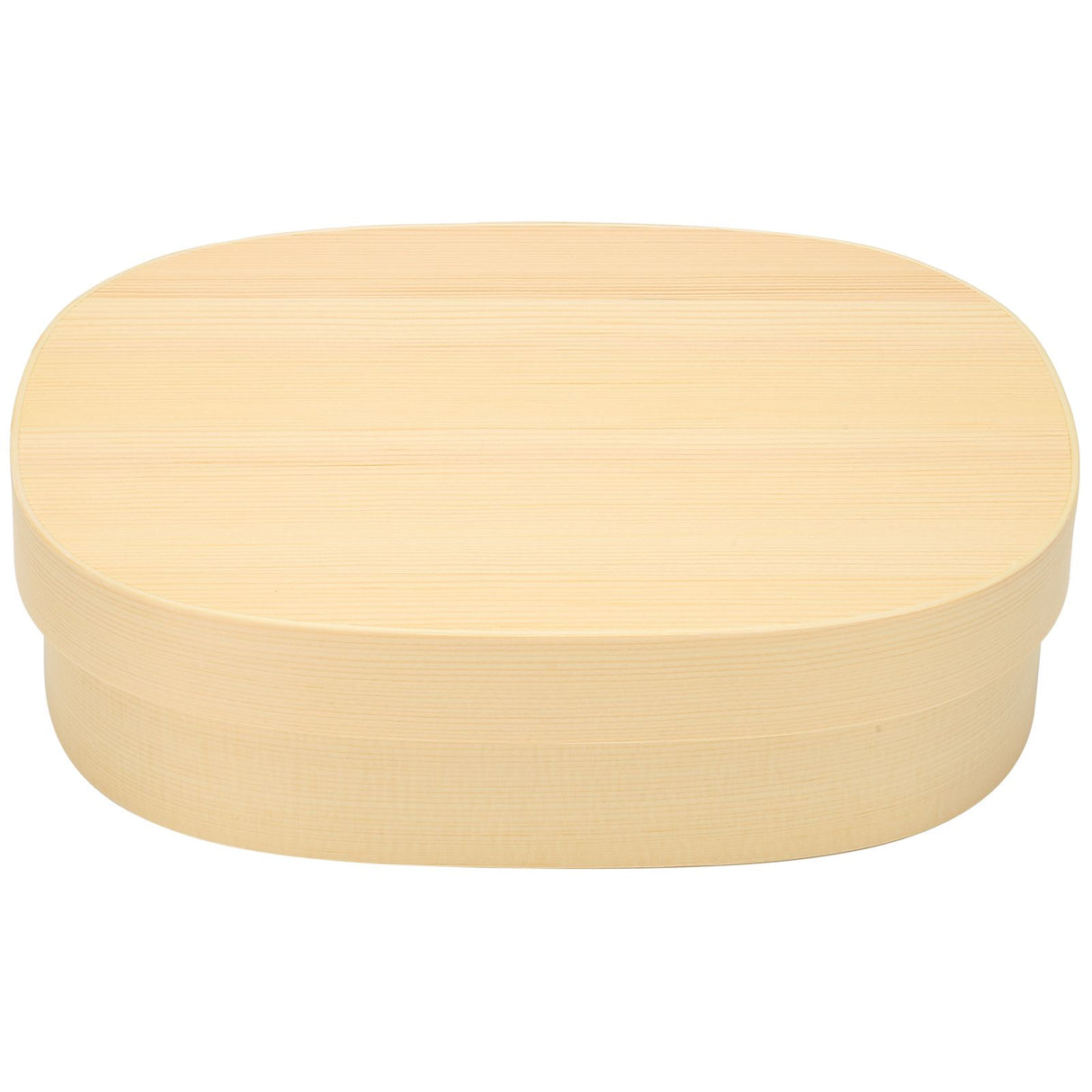 Lunch Box Portable Japanese Style Single Layer Wooden Food Sushi Container Tablewares