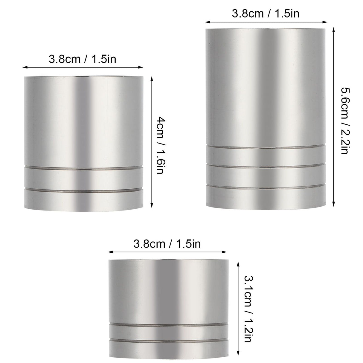 Cocktail Jigger Bar Drink Measuring Cup Ounce Cup Set Bartender Tool (25ml 35ml 50ml)