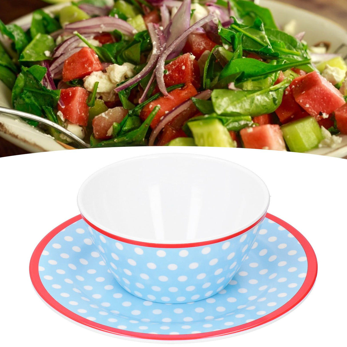 4Pcs/Set Salad Fruit Plate Dish Bowl Set Dinnerware Tableware for Home Restaurant Supplies