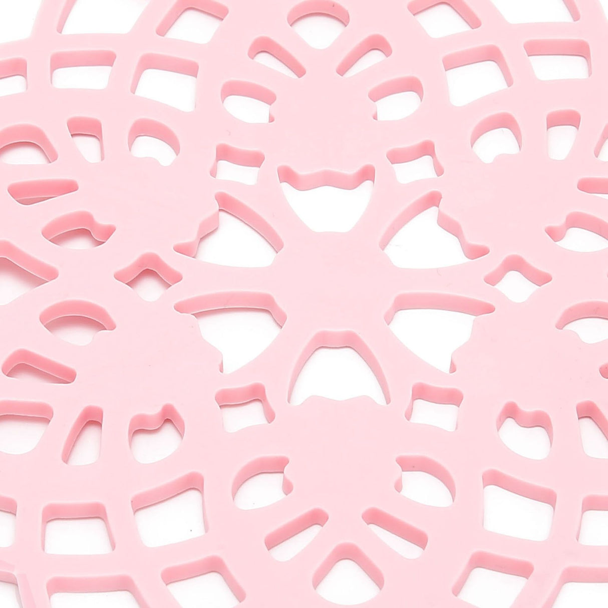 Pink Table Mat Hollow Heat Insulation Pad Cup Bowl Pot Holder Placemat Kitchen Accessory