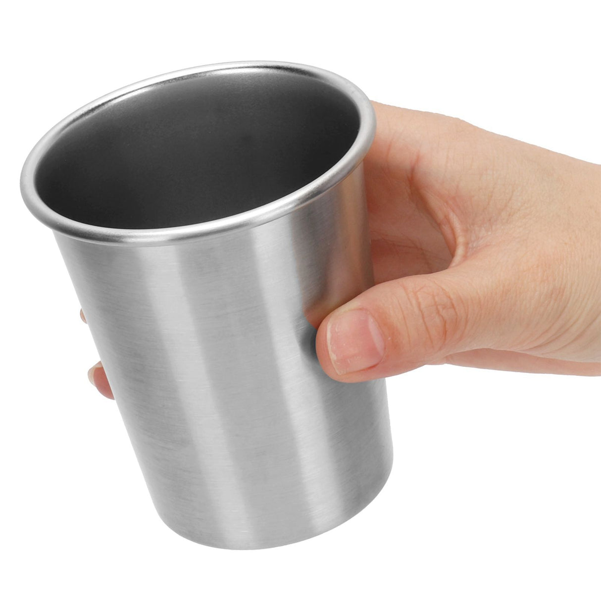 Water Cup Portable Non Slip 304 Stainless Steel Beer Wine Mug Drinkware for Home Use(230ml )