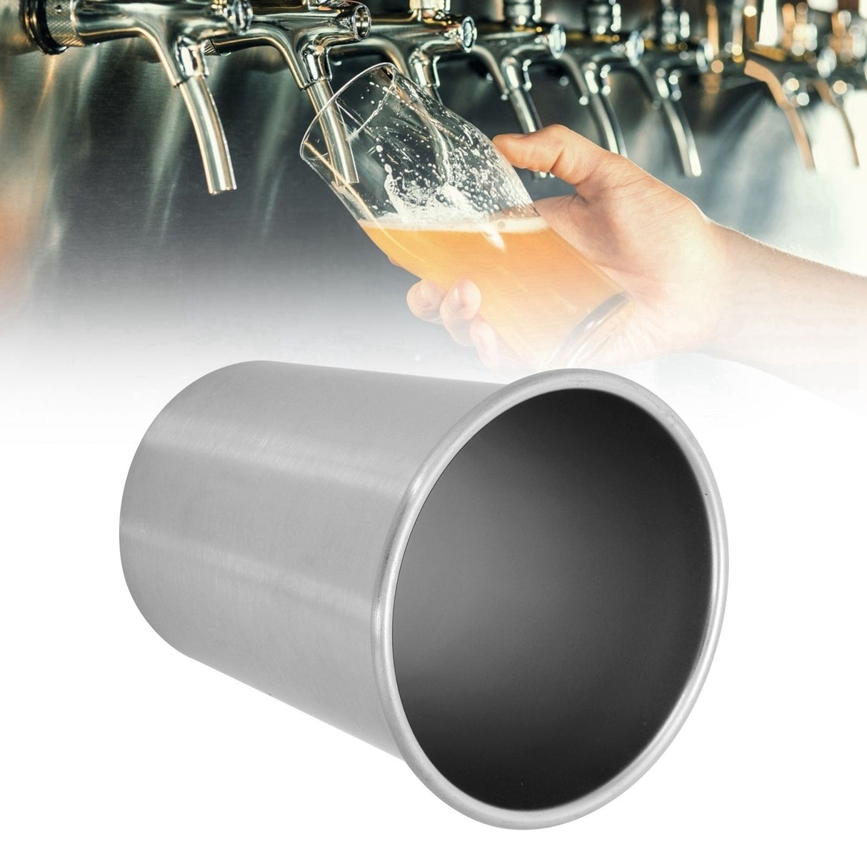 Water Cup Portable Non Slip 304 Stainless Steel Beer Wine Mug Drinkware for Home Use(230ml )