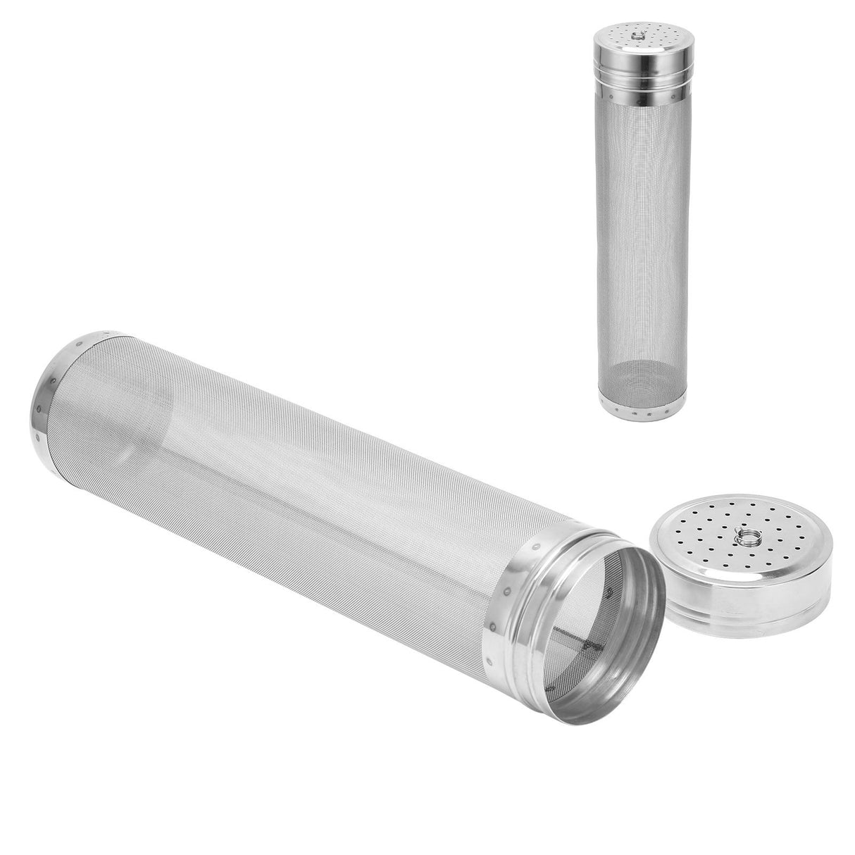 50 Mesh Stainless Steel Homebrew Beer Filter Brewing Filter Barrel Useful Tool for Kegs