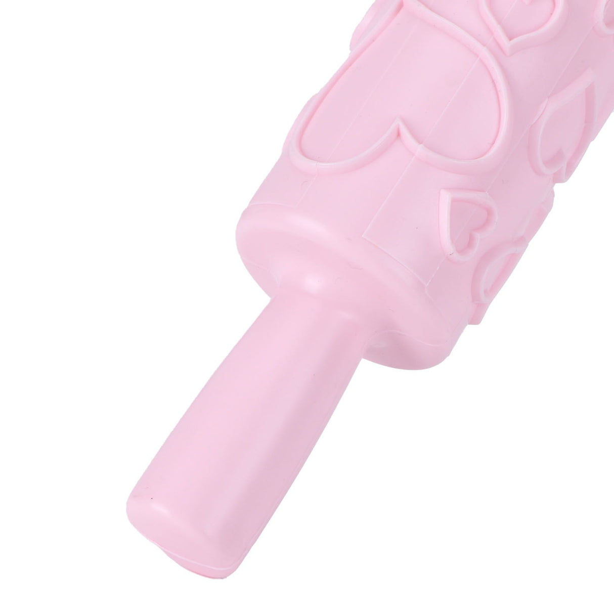 Fondant Rolling Pin Plastic Embossed Roller for Cookies Biscuits Pastry Cake Decoration(HeartShape )