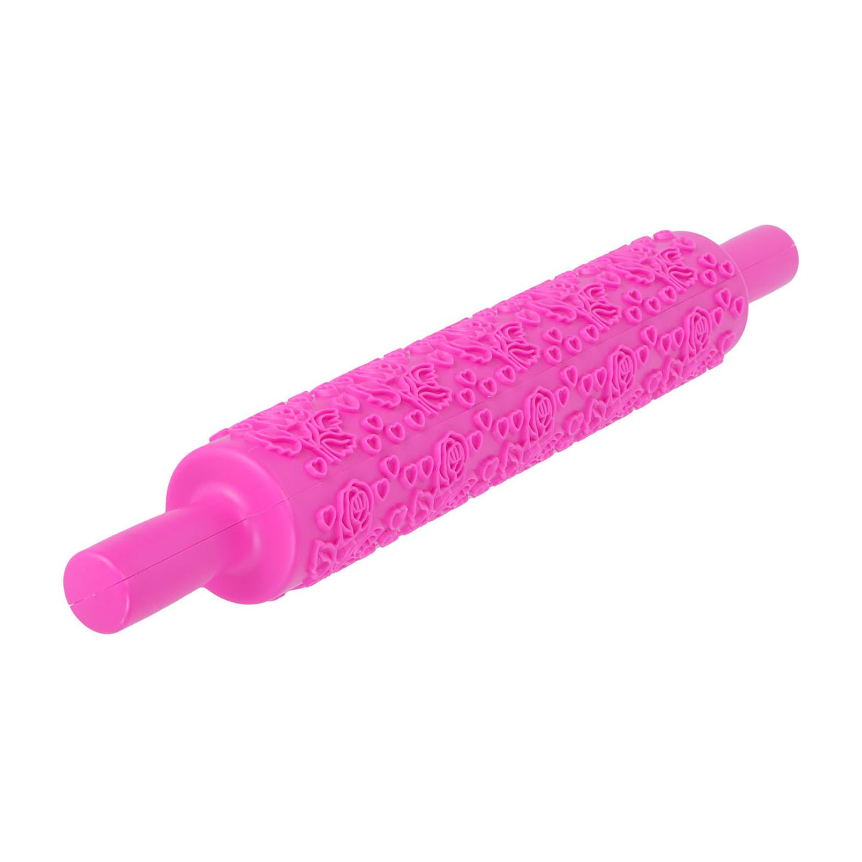 Fondant Rolling Pin Plastic Embossed Roller for Cookies Biscuits Pastry Cake DecorationRose