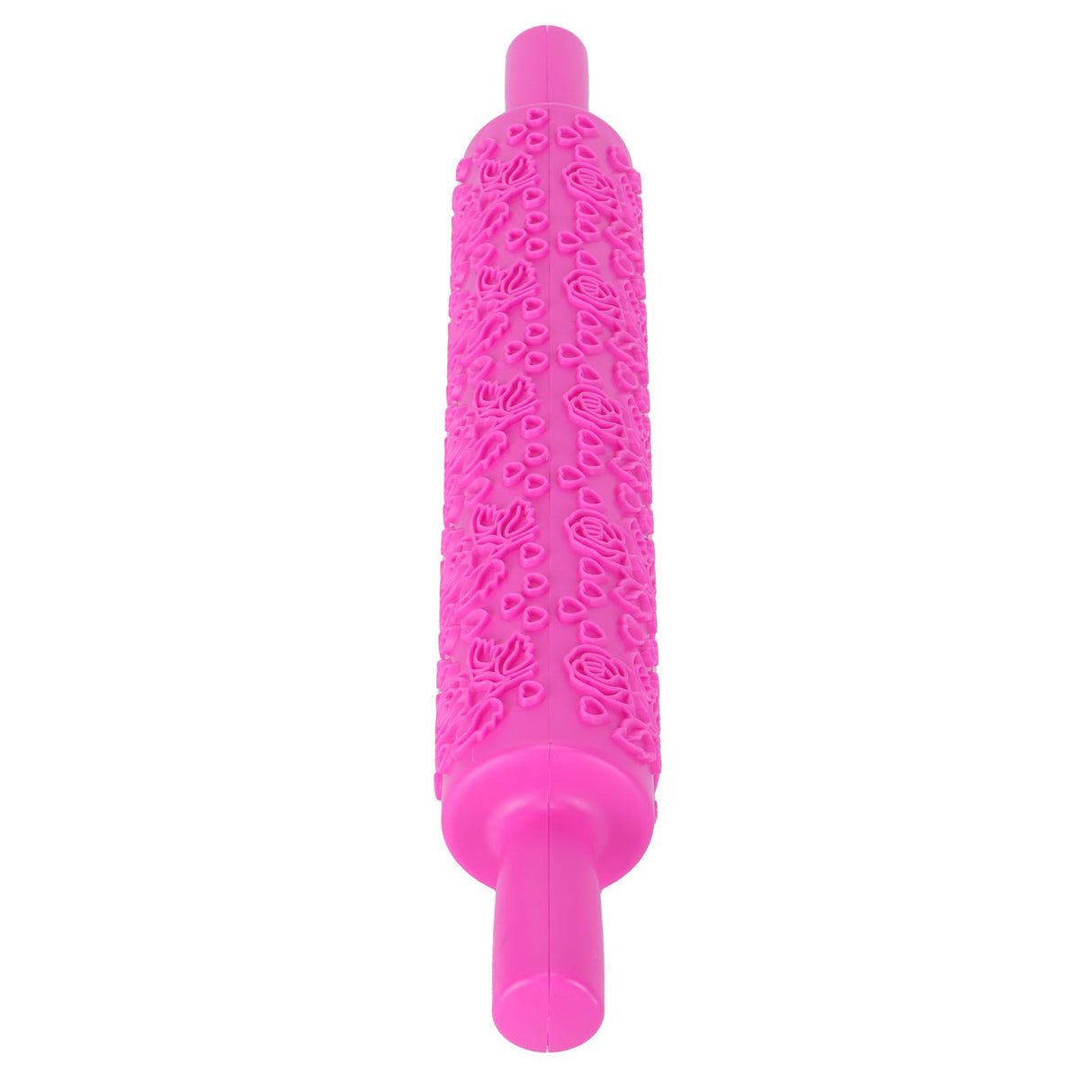 Fondant Rolling Pin Plastic Embossed Roller for Cookies Biscuits Pastry Cake DecorationRose