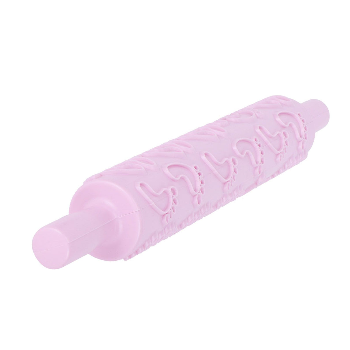 Fondant Rolling Pin Tool Plastic Embossing Roller Baking Pastry Cake Decorating Supplies(Modèle de pieds )