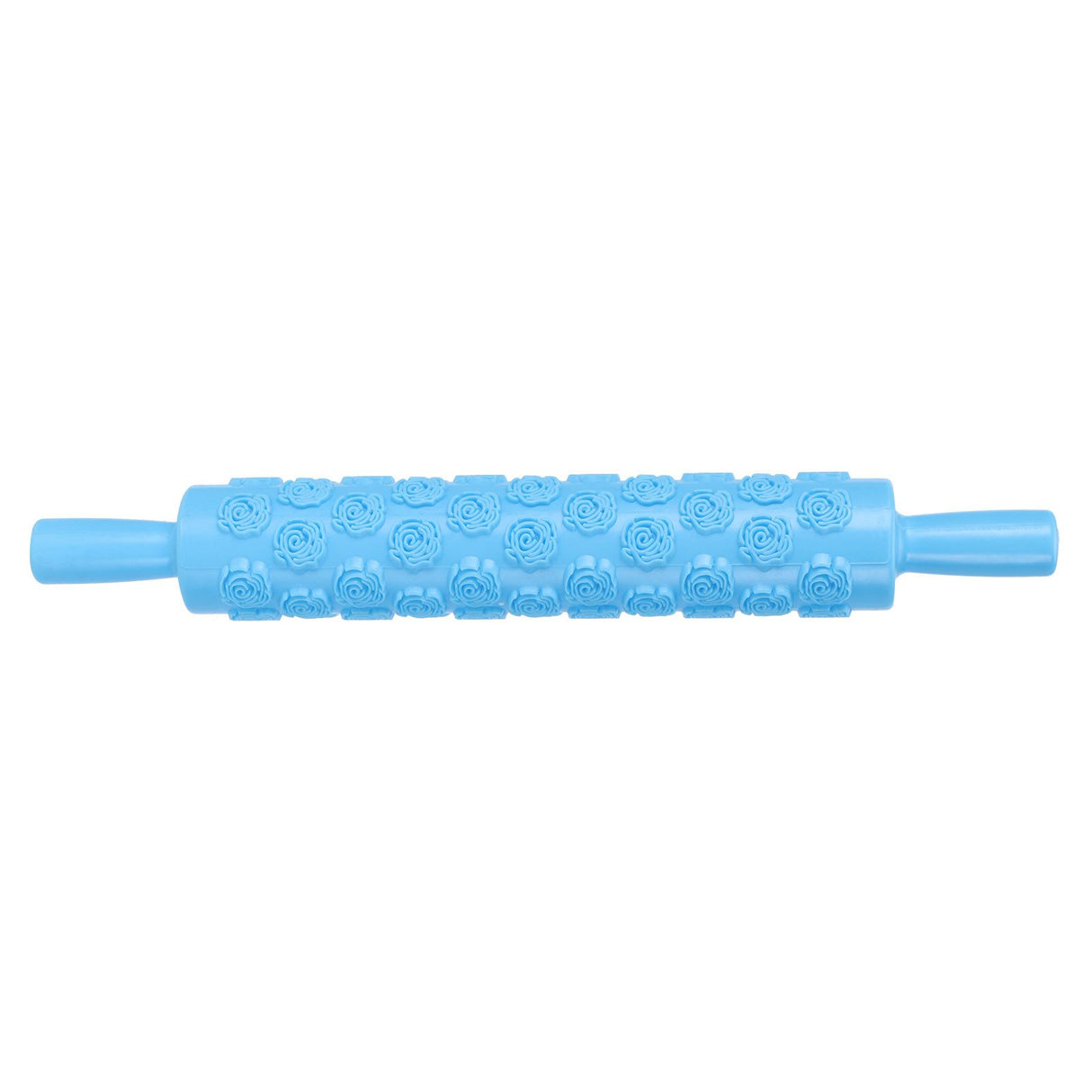 Fondant Rolling Pin Tool Plastic Embossing Roller Baking Pastry Cake Decorating SuppliesRose Pattern