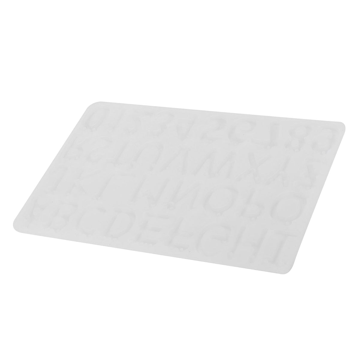 DIY Casting Mold English Alphabet Number Cookies Molds Cake Jewelry Keychain Decoration