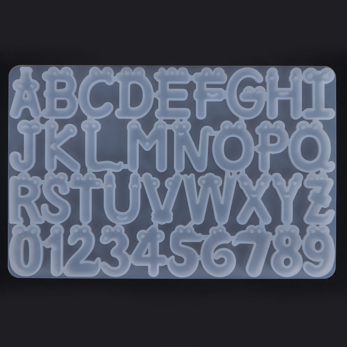 DIY Casting Mold English Alphabet Number Cookies Molds Cake Jewelry Keychain Decoration