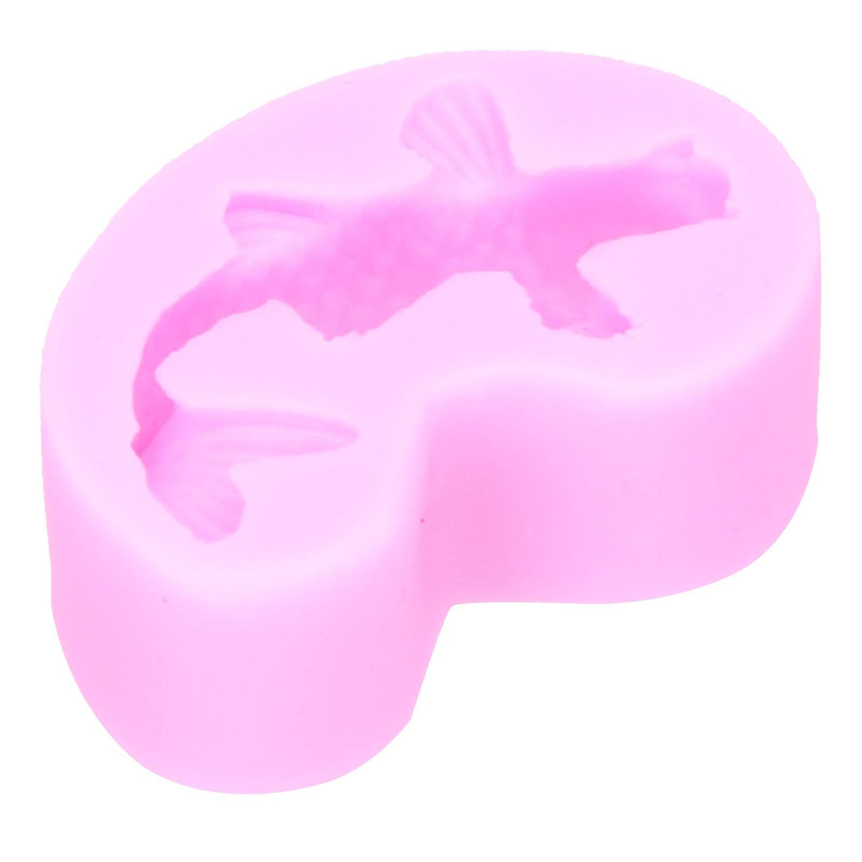 Goldfish Shape Mold DIY Liquid Silicone Fondant Mold Cake Chocolate Decoration MoldPink