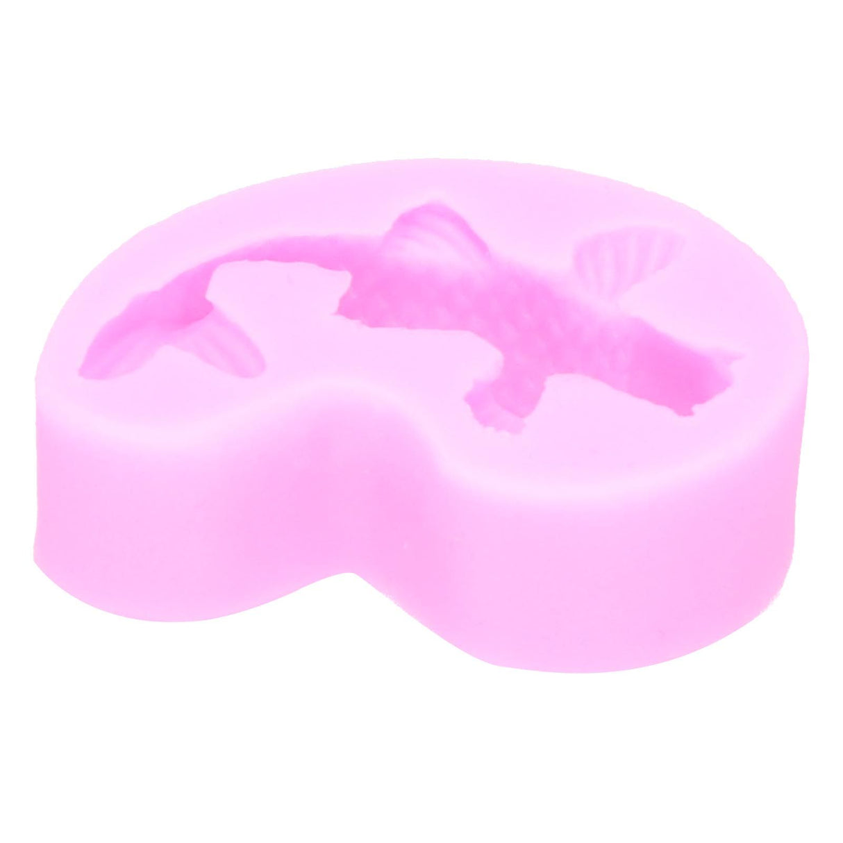 Goldfish Shape Mold DIY Liquid Silicone Fondant Mold Cake Chocolate Decoration MoldPink