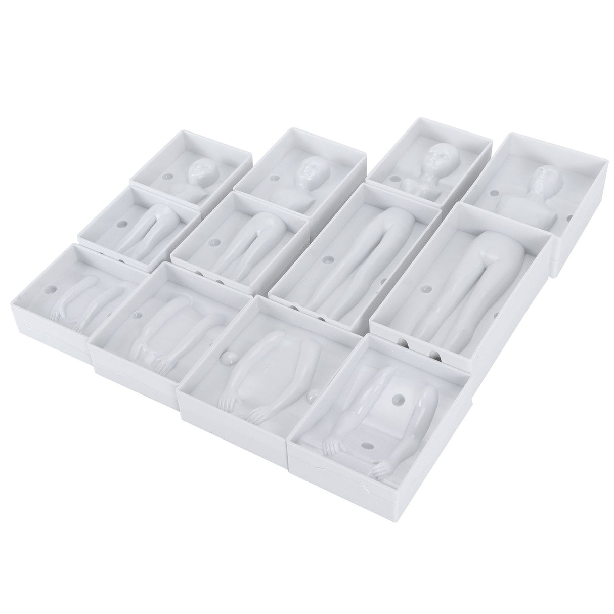 People Shaped Cake Figure Mold Body Model DIY Baking Fondant Cake Molds Decorating Tools